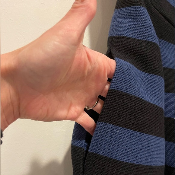 Trina Turk Cissily Navy Blue and Black Striped Dress size 2 - Picture 10 of 13